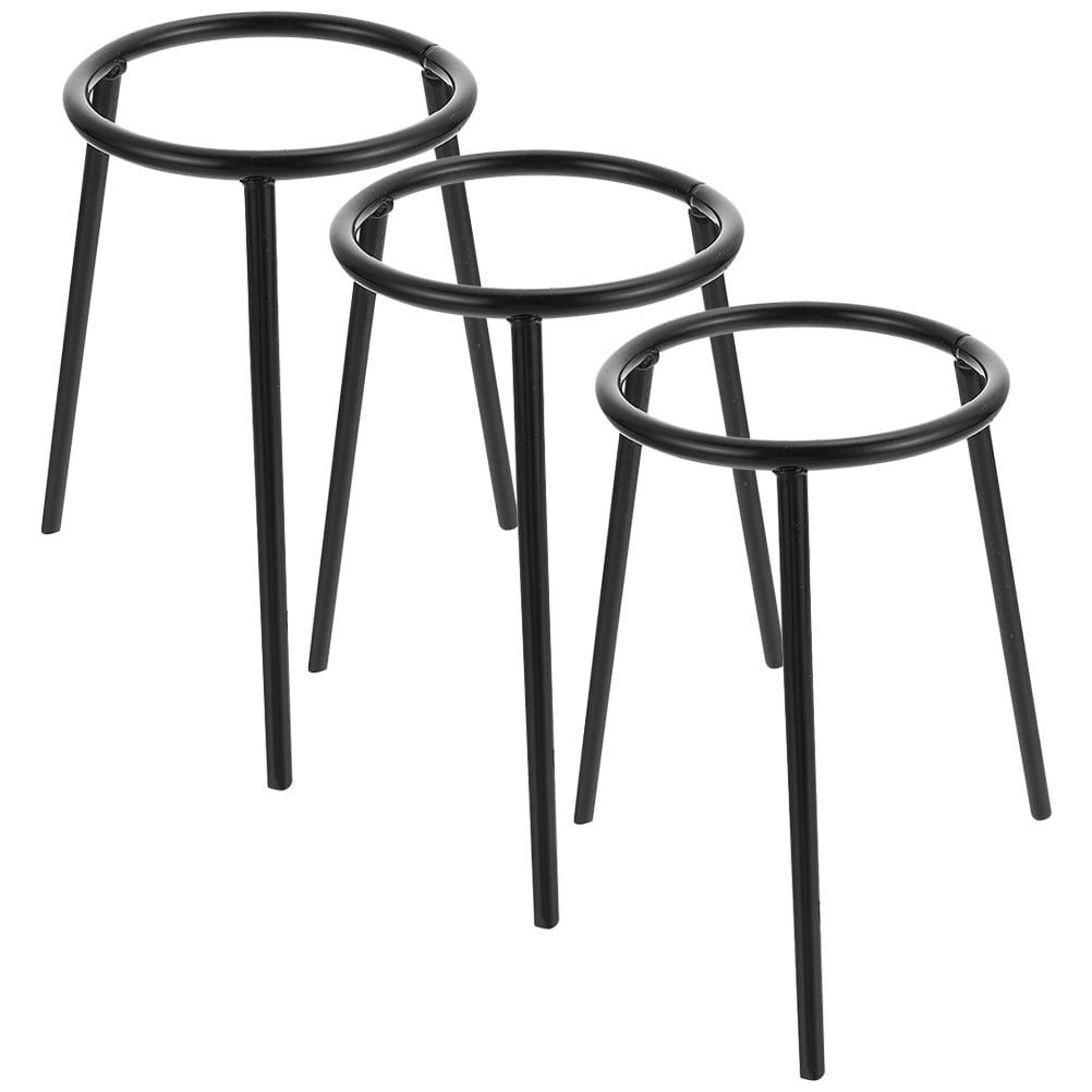 TUIBELYN Iron Tripod Stand 3pcs Lab Bunsen Burner Support Holder