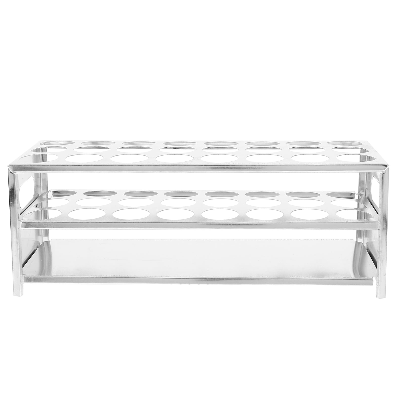 Porte-tubes Aluminium – 24 Tubes, DDP, Argenté, Neuf