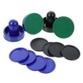 TUIBELYN Lightweight Air Hockey Pucks & Pushers 2 Sets for Game