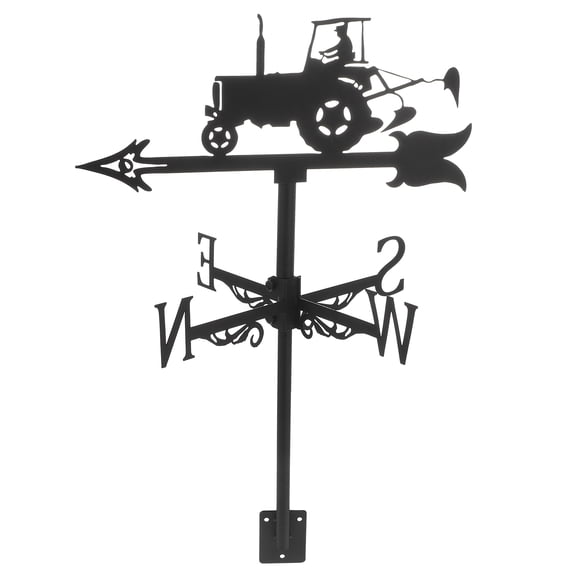 GOOHOCHY Metal Iron Art Weathervane Direction Vane for Farm Outdoor Garden Decoration