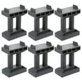 TUIBELYN Railway Bridge Track Pier 6pcs High Level Blocks Train