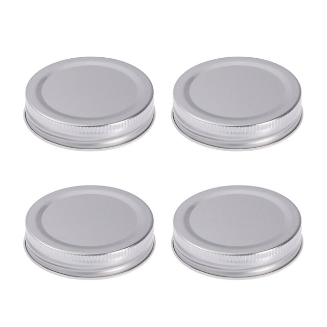TUIBELYN Reusable Canning Lids for WideNeck Jars Silver