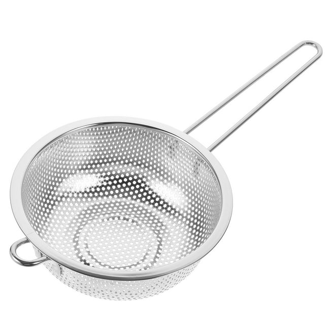 TUIBELYN Stainless Steel Colander with Longhandle Kitchen Strainer