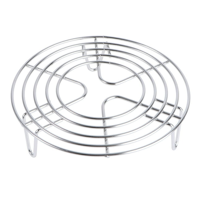 TUIBELYN Stainless Steel Steamer Rack 6.3in Round for Pots, Air Fryer