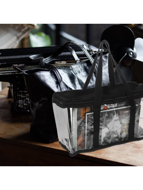 Clear Transparent Handbag with Adjustable Strap, Novelty Baseball Cap Storage Bag for Women, Stylish and Practical