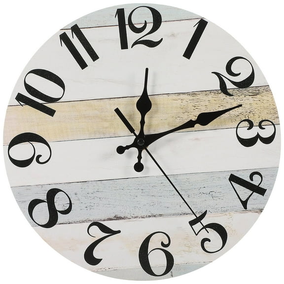 TUIBELYN Wall Clock for Bedroom-.84 inch Outdoor Clocks for Patio Living Room Decor Wall Clocks Operated Non Ticking