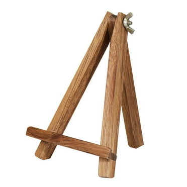 TUIBELYN Wooden Display Easel Tripod Stand for Painting Drawing (Wood Color)