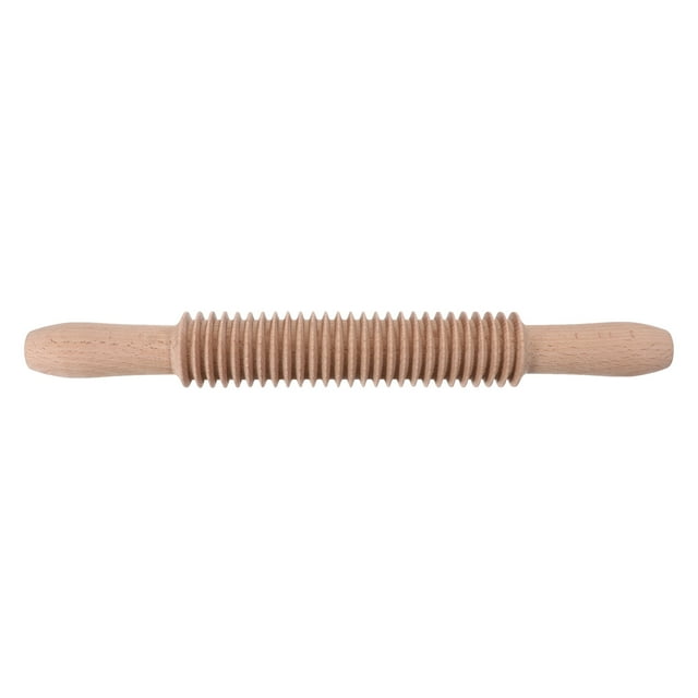 TUIBELYN Wooden Spaghetti Cutter Rolling Pin for Pasta, Dough, and