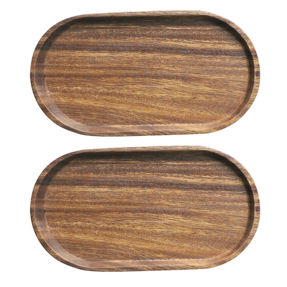 TUIBELYN Wooden Tray Set for Sandwich Bread and More