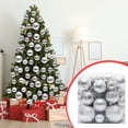 thumbnail image 1 of TUITOONM 50PCS Elaborate Christmas Balls Sets Plastic Shatterproof Christmas Tree Decorative Pendant Festival Home Party Props Supplies Winter Decoration, 1 of 5
