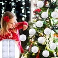 thumbnail image 1 of TUITOONM 6pcs Plush Round Christmas Balls Pendant Upgrade Shatterproof Christmas Tree Decorative Props for Festival Wedding Home Party Supplies Winter Decoration, 1 of 5