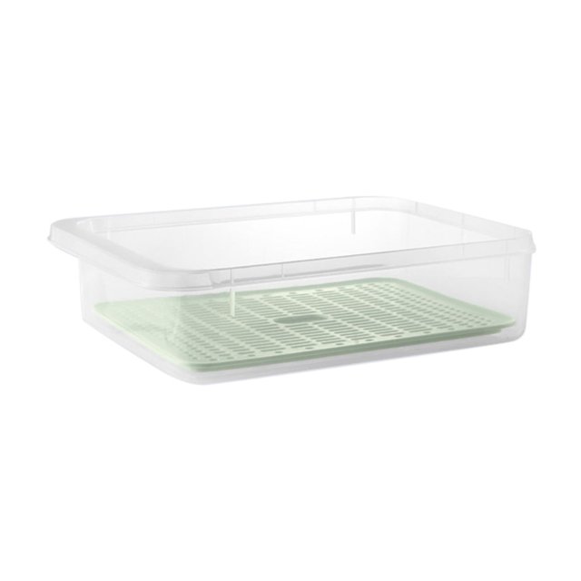 TUITOONM Clear Refrigerator Drawer Organizer Fridge Drawers Pull Out