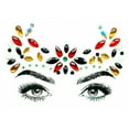 thumbnail image 1 of TUITOONM Crystal Face Sticker Rhinestone Set Peel & Stick Face Jewels for Festival Makeup, Costume Parties & Special Events, Instant Glam Accessories, 1 of 8