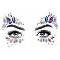 thumbnail image 1 of TUITOONM Crystal Face Sticker Rhinestone Set Peel & Stick Face Jewels for Festival Makeup, Costume Parties & Special Events, Instant Glam Accessories, 1 of 8