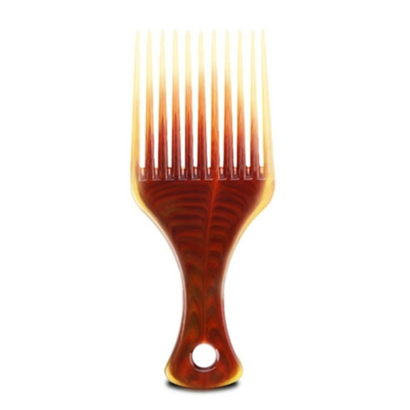 TUITOONM Curly Hair Styling Comb Gentle Wide-Tooth Pick for Afro/Coily Hair Split-End Prevention & Scalp Massager Tool