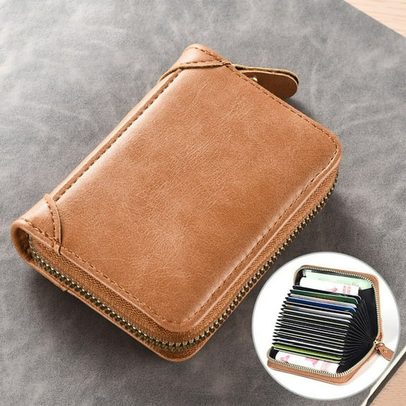 TUITOONM Digital Storage Bag Credit Card Wallet Men's And Women's Card Case RFID Shielded Wallet Compact Size Multi Card Position Design Suitable For Credit Card Storage Going Out