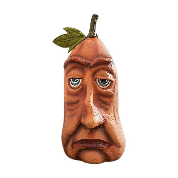 TUITOONM Expressive Pumpkin Family Halloween Decorations, Ugly Pumpkins with Sinister Grins Pumpkin Lantern Venue Props for Spooky House Bar Party