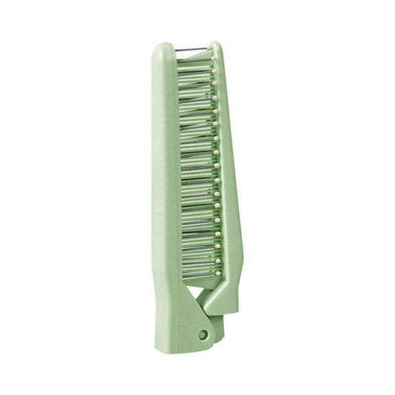 TUITOONM Folding Hair Brush & Comb Portable Travel Hairbrush with Double Head, Scalp Massage Bristles, Detangling for All Hair Types