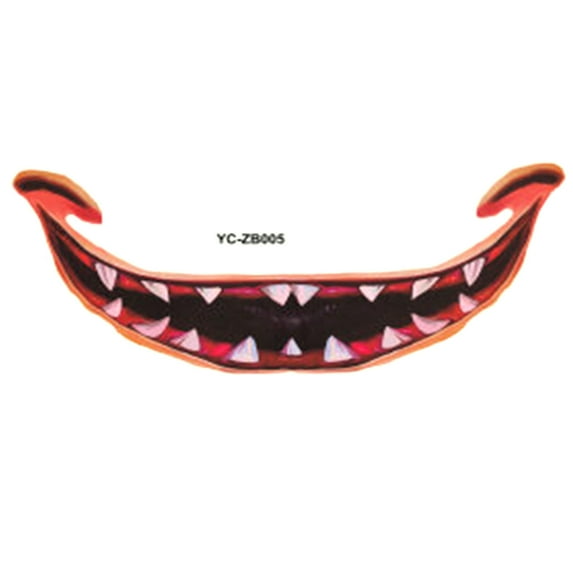 TUITOONM Halloween Mouth Stickers Horror Lip Decals 12 Scary DIY Lip Stickers for Costume Parties, Long-Lasting & Easy to Apply, Unisex Spooky Makeup