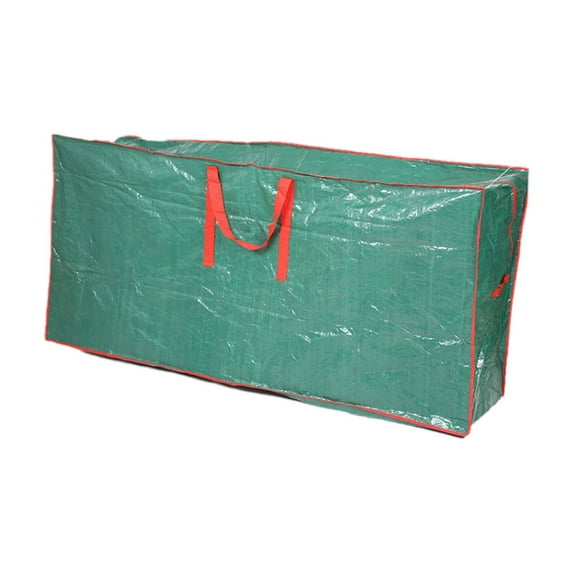 TUITOONM Large Capacity Woven Durable Christmas Tree Storage Bag Dustproofs with Zippered Tote Large Product Container Bag