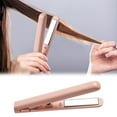 thumbnail image 1 of TUITOONM Mini Hair Straightener & Curler 6.7" Dual USB-Powered Styling Tool with Ceramic Plates for Frizz-Free Straight or Curly Hair, Travel-Friendly, 1 of 4