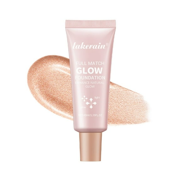 TUITOONM Multi-Use Highlighting Liquid 1.35 fl oz Facial Brightener, Mixable with Foundation or Worn Alone, Hydrating & Non-Greasy, All-Day Glow