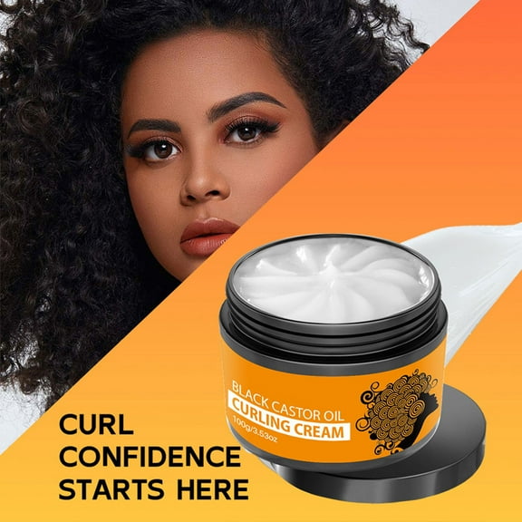 TUITOONM Natural Curl Defining Treatment Coconut & Argan Oil Blend, Strengthens While Styling, Vegan Formula, 3.5 oz