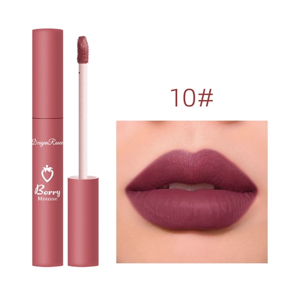 TUITOONM Velvet Matte Lipstick Smudge-Proof Lip Glaze That Lasts 8+ Hours Without Drying, Perfect for Everyday Use