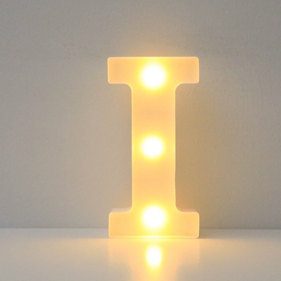 TUITOONM White LED Letter Lights for Decor Battery-Powered Standing/Hanging Alphabet Signs Warm Glow for Home/Events