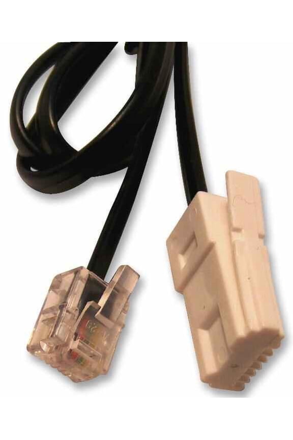 TUK - Black RJ11 to BT Plug (BT431A) Telephone Lead - 3m