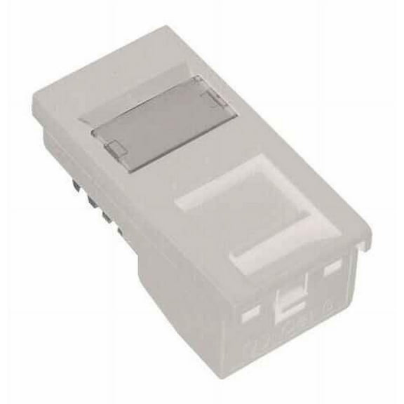 TUK - Cat6 RJ45 UTP Outlet, Shuttered - White