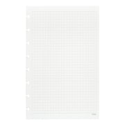 TUL Custom Note-Taking System Discbound Refill Pages, 5.5" x 8.5", Junior Size, Graph Ruled, 100 Pages 50 Sheets White