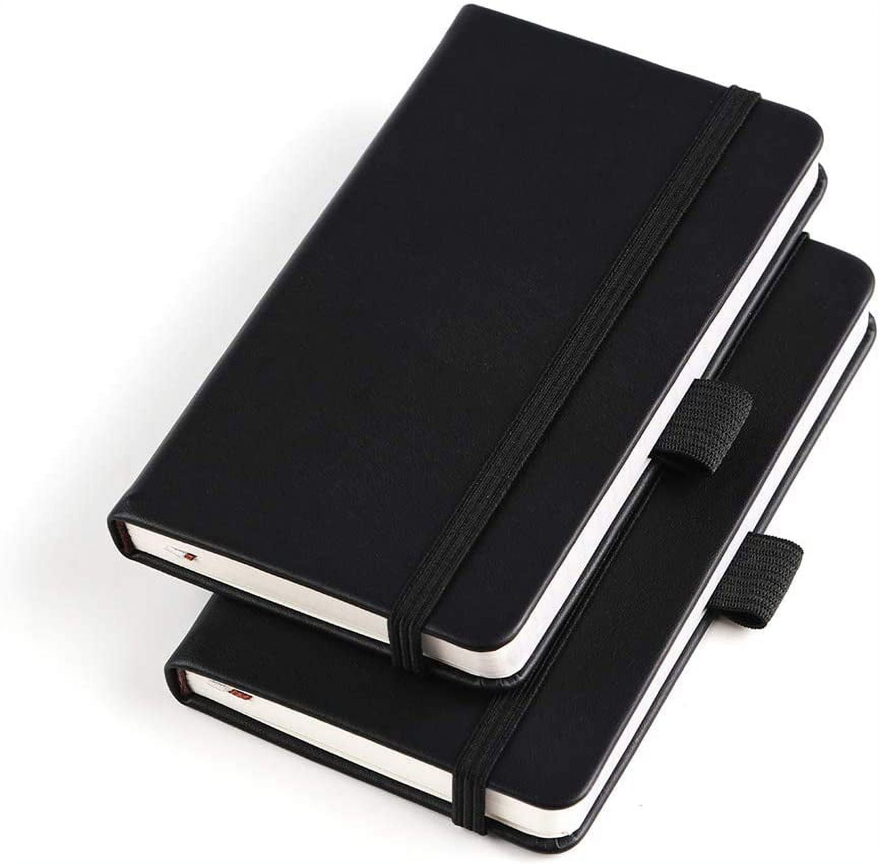 TUL Custom NoteTaking System Discbound Notebook, Letter Size, Leather Cover, Black