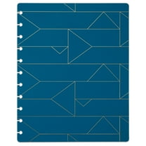 TUL® Discbound Notebook Covers, Letter Size, Blue Geo, Pack of 2 Covers