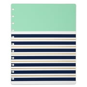 TUL Discbound Notebook Covers, Stylish Design, Protection Book Cover, Mint Stripes, 2 Count