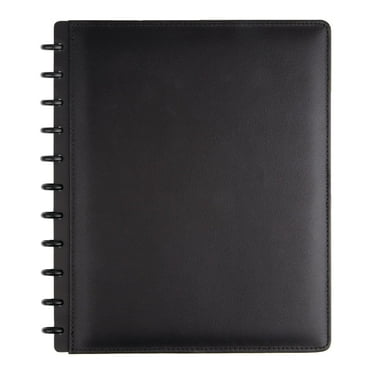 TUL Discbound Notebook, Letter Size, Black, 60 Sheets