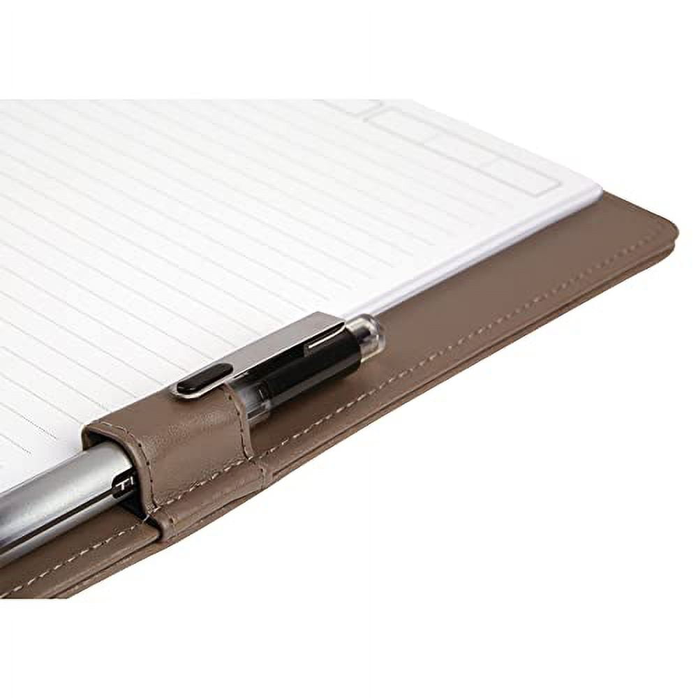 TUL Elements Custom Note-Taking System Discbound Notebook, 8 1/2" x 11", Narrow Ruled, 120 Pages (60 Sheets), Gunmetal/Pebbled
