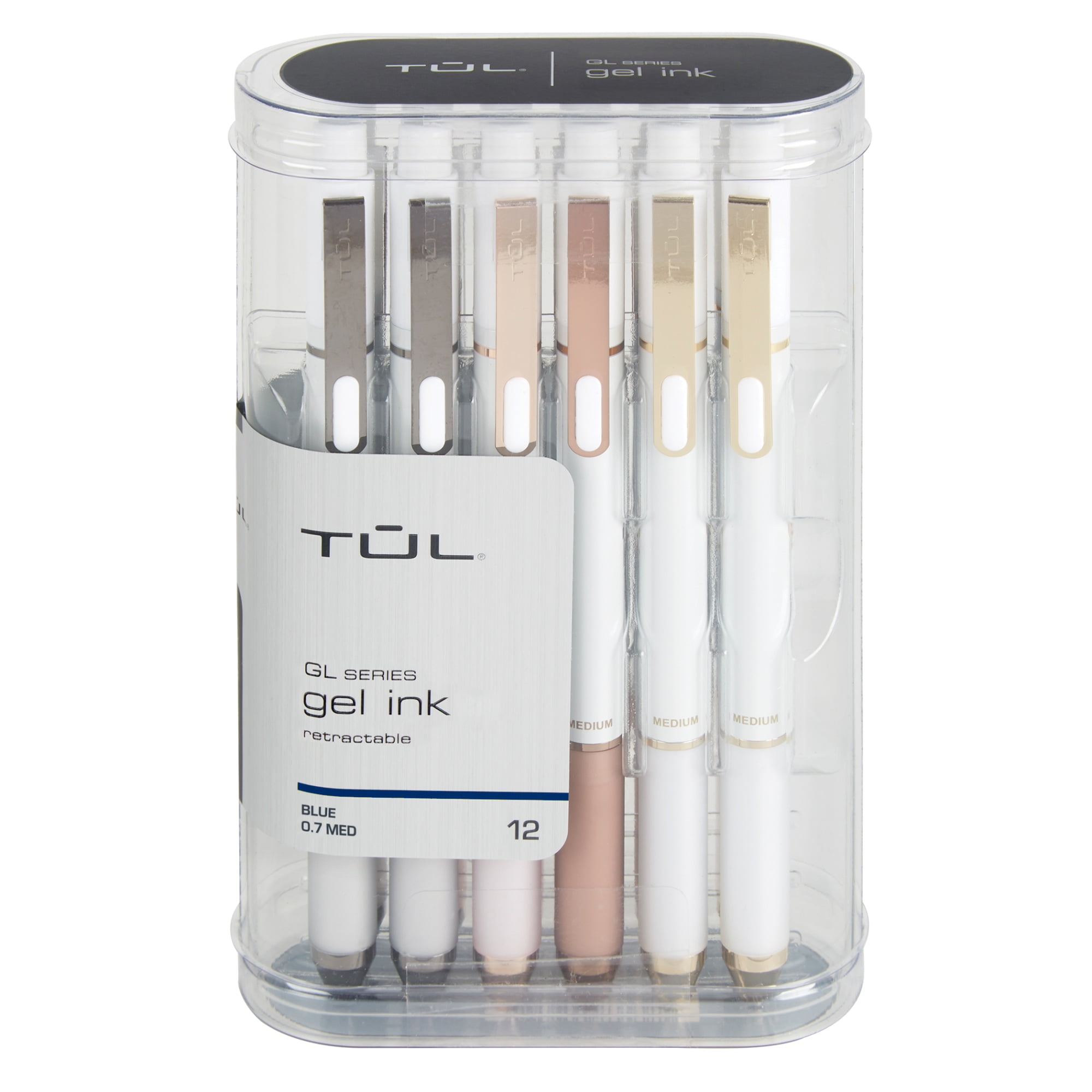 TUL Fine Liner Felt Tip Pen Fine 1.0 mm Silver Barrel Assorted Ink