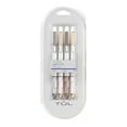 thumbnail image 1 of TUL® GL Series Retractable Gel Pens, Medium Point, 0.7 mm, Pearl White Barrel, Blue Ink, Pack Of 4 Pens, 1 of 8