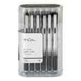 thumbnail image 1 of TUL® GL SeriesRetractable Gel Pens, Bold Point, 1.0 mm, Silver Barrel, Black Ink, Pack Of 12 Pens, 1 of 2