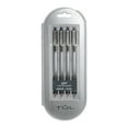 thumbnail image 1 of TUL GL3 Gel Pens, Retractable, Medium Point, 0.7 mm, Gray Barrel, Black Ink, Pack Of 4, 1 of 2