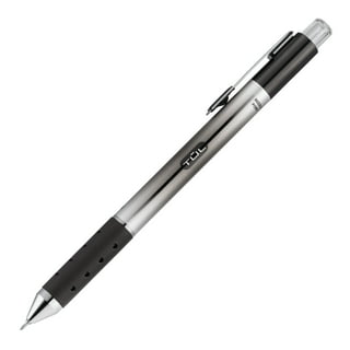  TUL® Fine Liner Felt-Tip Pens, Ultra-Fine, 0.4 mm, Silver  Barrel, Black Ink, Pack Of 12 Pens : Office Products