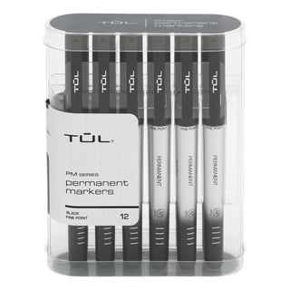 TUL Fine Liner Felt-Tip Pens, Fine Point, 1.0 mm, Silver Barrels, Assorted  Inks, Pack Of 4 Pens