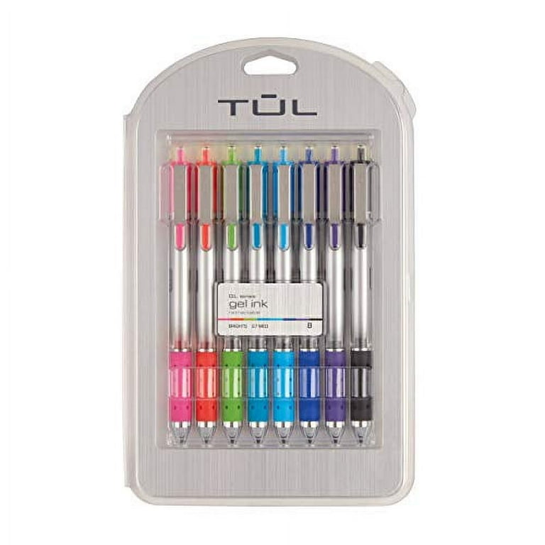 TUL Retractable Gel Pens Bullet Point 0.7 mm Gray Barrel