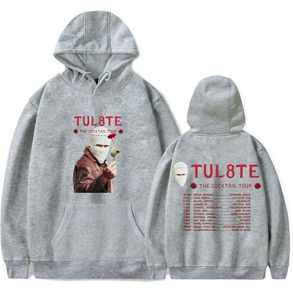 TUL8TE The Cocktail Tour 2025 Hoodies Casual Fashion Clothes Hip Hop Sweatshirts
