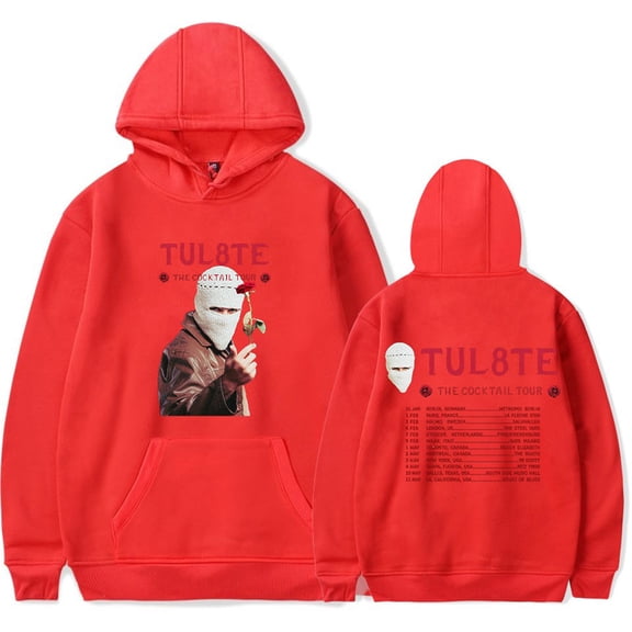TUL8TE The Cocktail Tour 2025 Hoodies Casual Fashion Clothes Hip Hop Sweatshirts