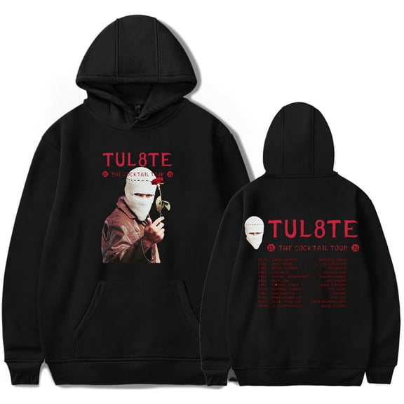 TUL8TE The Cocktail Tour 2025 Hoodies Casual Fashion Clothes Hip Hop Sweatshirts