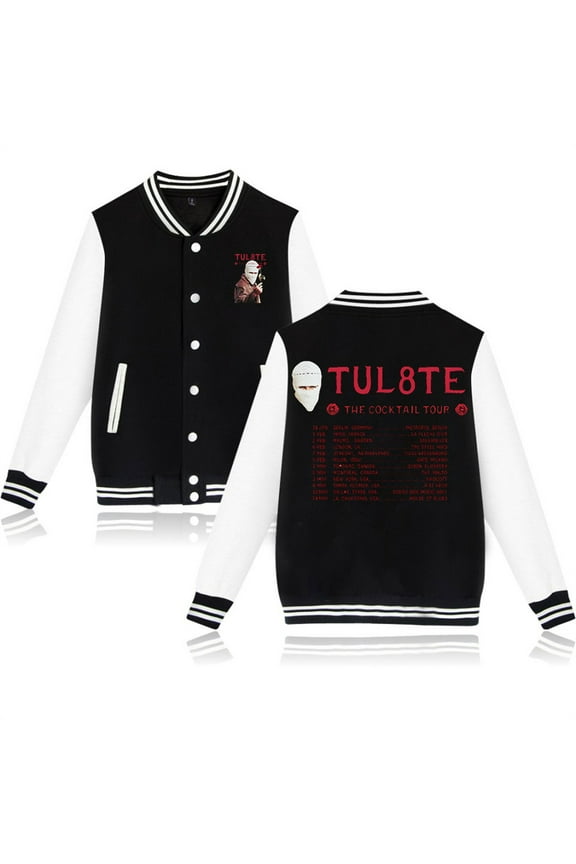 TUL8TE The Cocktail Tour 2025 Jackets Fashion Baseball Uniform Casual Longsleeve Coat