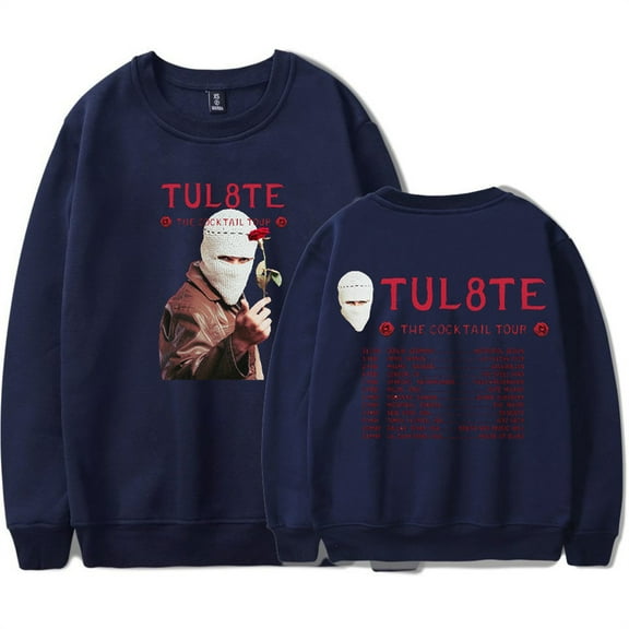 TUL8TE The Cocktail Tour 2025 Sweatshirts Hip Hop Crewneck Fashion Casual Pullovers