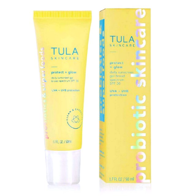 TULA Skincare Protect + Glow Daily Sunscreen Gel Broad Spectrum SPF 30